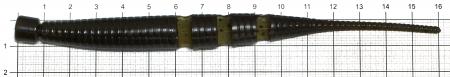 Imakatsu - Приманка Javastick 5"S-87 Natural Wakasagi - фотография приманки на линейке