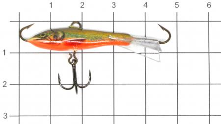 Балансир Rapala W03/MTU - фотография приманки на линейке