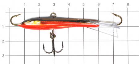 Балансир Rapala W07/LP - фотография приманки на линейке