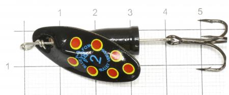 Blue Fox - Блесна Vibrax Bullet 02 GFR 8гр - фотография приманки на линейке
