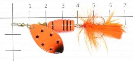 Extreme Fishing - Блесна Total Obsession 7гр FluoOrange-S - фотография приманки на линейке