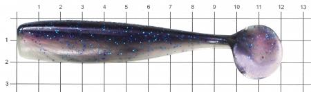 Lunker City - Приманка Shaker 4.5" 102 - фотография приманки на линейке