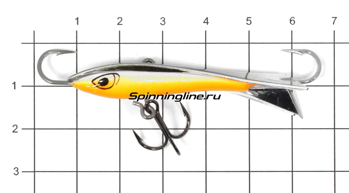 Балансир Rapala Snap Rap 6 GLT - фото на размерной линейке (цвет может отличаться) 1