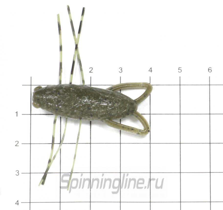 Приманка Reins Insecter 1.6" F11 King Silver - фото на размерной линейке (цвет может отличаться) 1