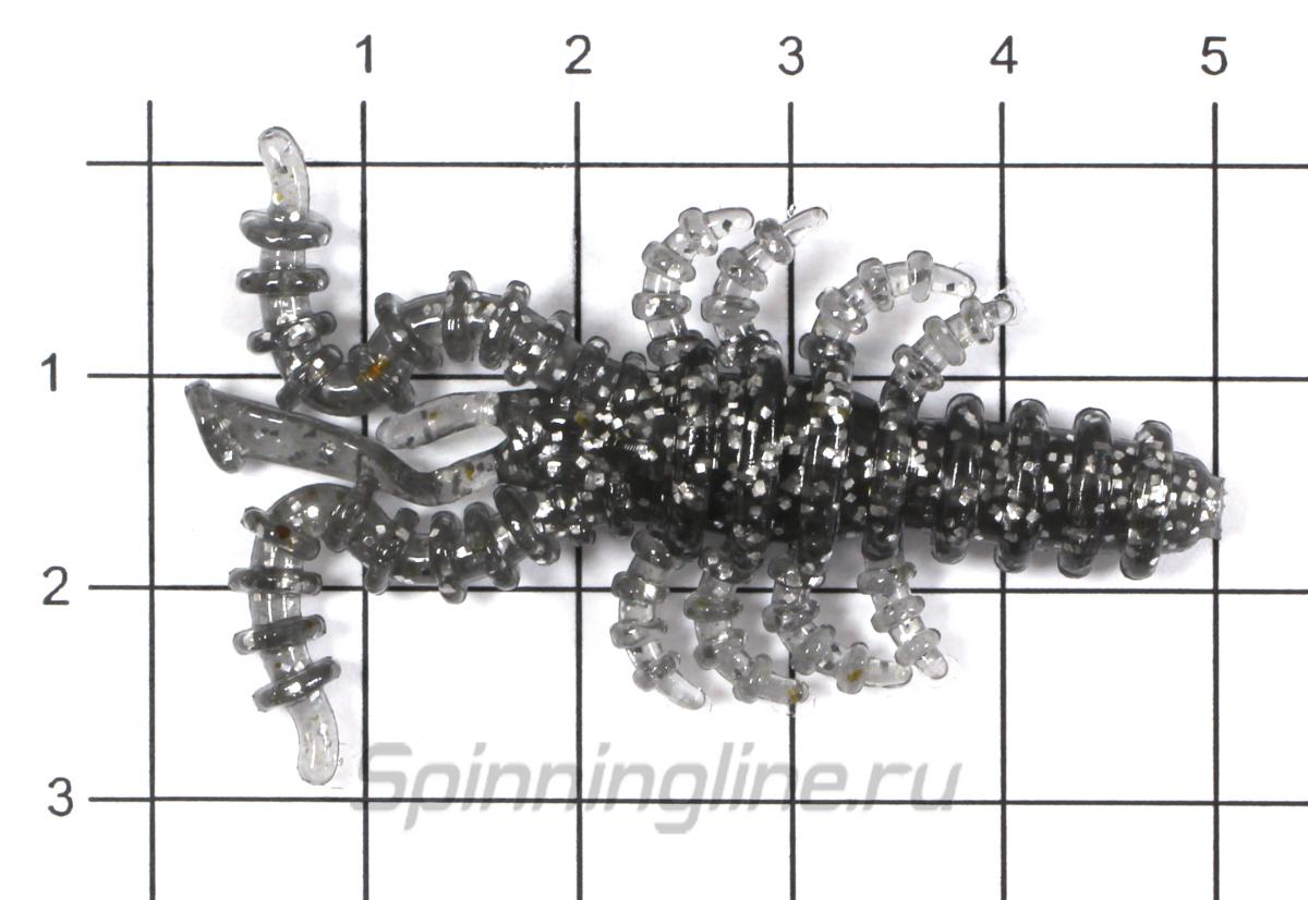 Приманка Mosya U30 2" green pumpkin/seed 120 - фото на размерной линейке (цвет может отличаться) 1
