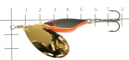 Extreme Fishing - Блесна Obsolute Addiction 12гр BN-G - фотография приманки на линейке