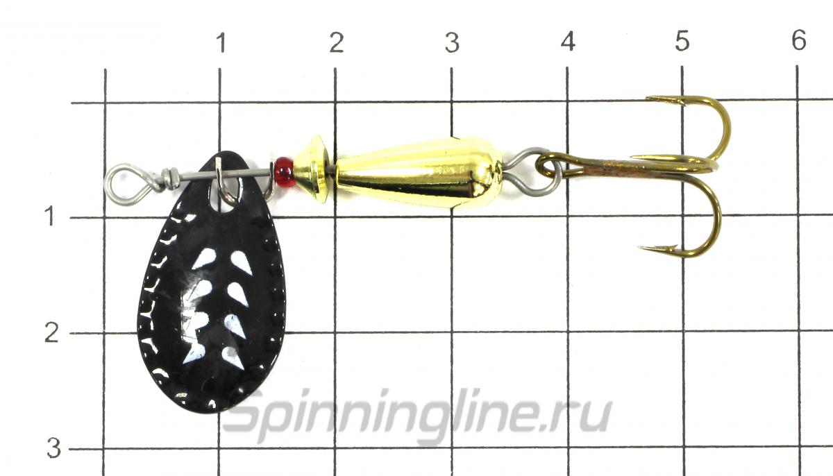 Блесна Abu Garcia Droppen 4гр H-Tiger - фото на размерной линейке (цвет может отличаться) 1