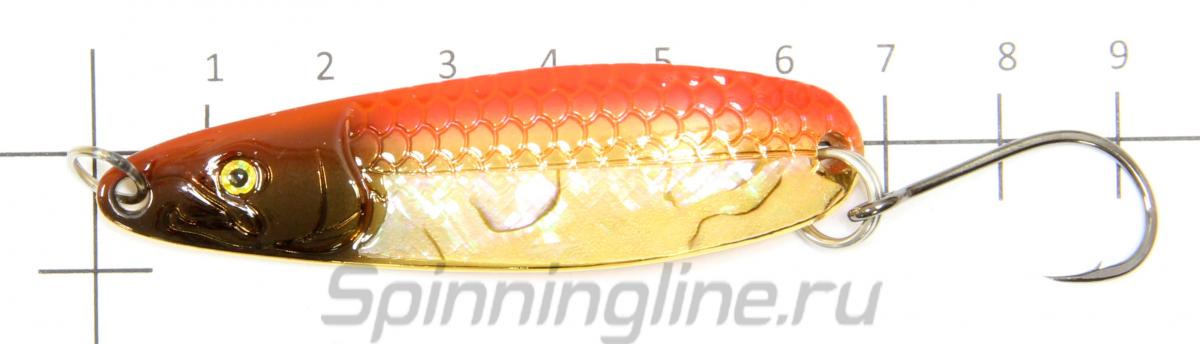 Блесна Wise Masau 22 Abalone Yamame - фото на размерной линейке (цвет может отличаться) 1