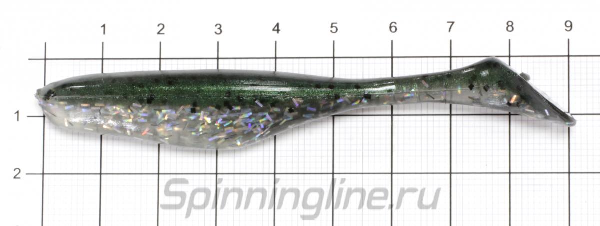 Приманка Bass Assasin Sea Shad 4" SSA25320 - фото на размерной линейке (цвет может отличаться) 1