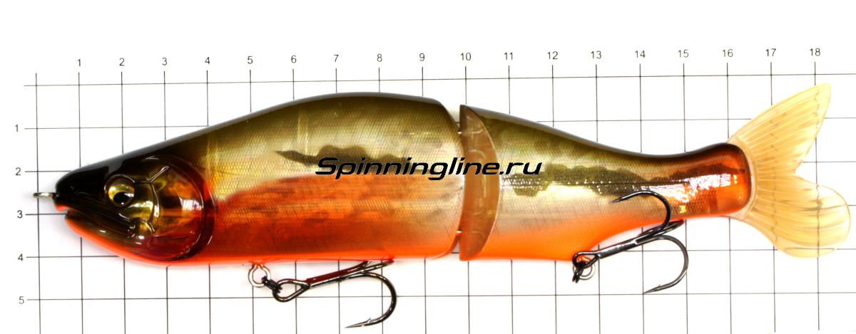 Воблер Megabass I-Slide 185 ss chart back amago - фото на размерной линейке (цвет может отличаться) 1