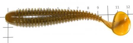 Allvega - Приманка Fat Bonito 120 gold fish - фотография приманки на линейке