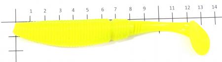 Allvega - Приманка Power Swim 130 lemon back silver flk RT - фотография приманки на линейке
