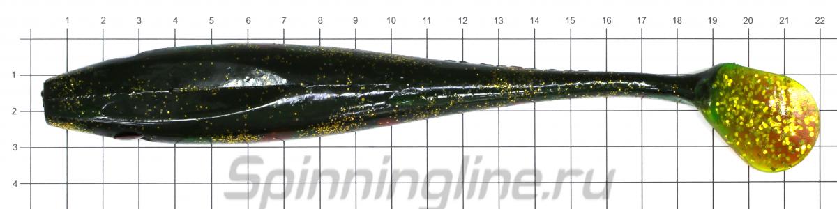 Приманка Pig Shad Jr. SP-172C C450 - фото на размерной линейке (цвет может отличаться) 1