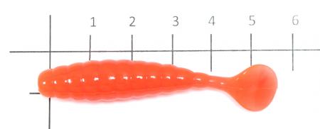 Trout Pro - Приманка Catepillar 60/67 - фотография приманки на линейке