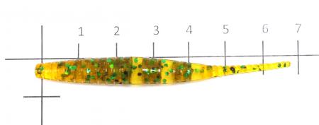 Trout Pro - Приманка Miso 88/010 - фотография приманки на линейке