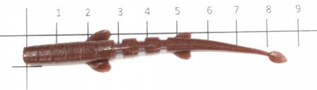 Lucky John - Приманка Unagi Slug 90/F33 - фотография приманки на линейке