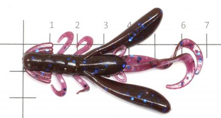 Select - Приманка Rak Craw 2.8" 085 - фотография приманки на линейке