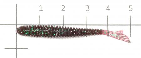 Bait Breath - Приманка Fish Tail U 30 2 Ringer" 142 - фотография приманки на линейке