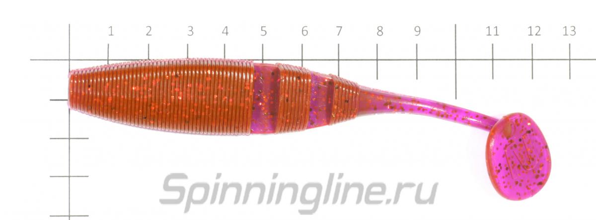 Приманка Narval Loopy Shad 120 008-Smoky Fish - фото на размерной линейке (цвет может отличаться) 1