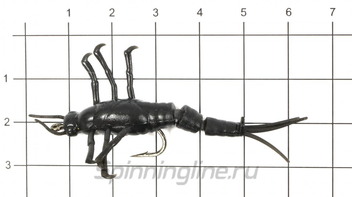 Приманка 3D TPE Mayfly Nymph 50 Yellow Belly - фото на размерной линейке (цвет может отличаться) 1