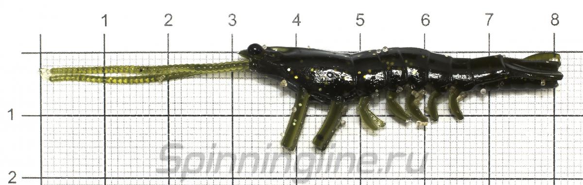 Приманка Savage Gear LB Manic Shrimp 50 Magic Brown - фото на размерной линейке (цвет может отличаться) 1