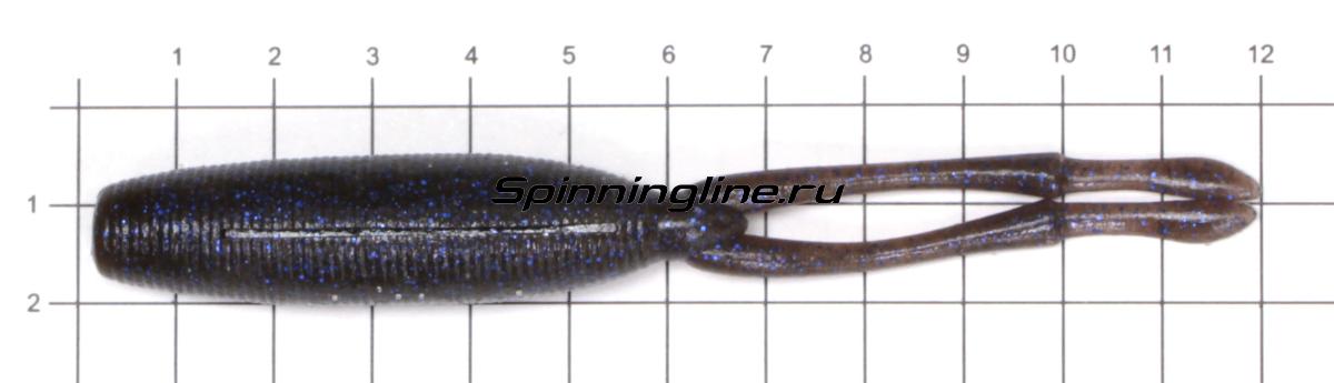 Приманка Megabass Tk Twister Noike Shrimp - фото на размерной линейке (цвет может отличаться) 1
