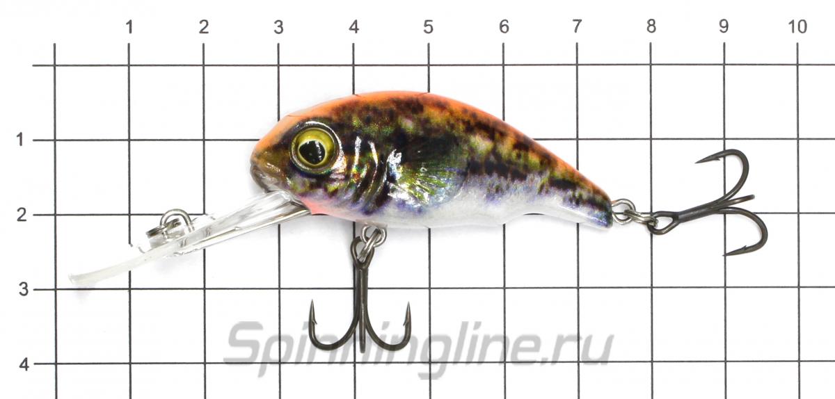 Воблер Savage Gear 3D Goby Crank 50F Blue Silver - фото на размерной линейке (цвет может отличаться) 1
