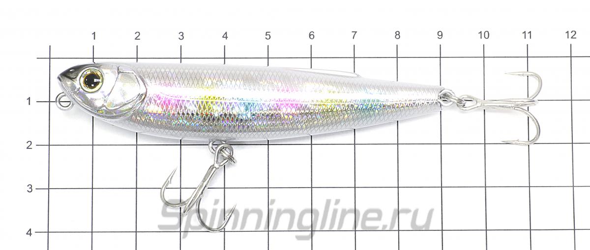 Воблер Zipbaits ZBL Fakie Dog 888 - фото на размерной линейке (цвет может отличаться) 1
