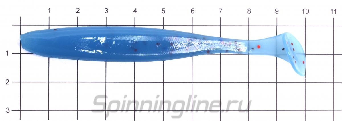 Приманка Pike Hunter Easy Minnow 4" 010 Chartreuse (UV) - фото на размерной линейке (цвет может отличаться) 1