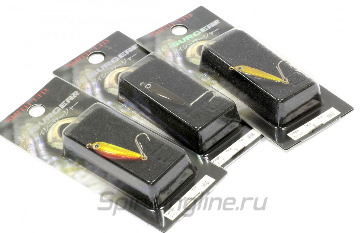 Воблер Smith IC Surger 01 - Данное фото демонстрирует вид упаковки, а не товара. Товар на фото может отличаться по цвету, комплектации и т.д. Дизайн упаковки может быть изменен производителем 1