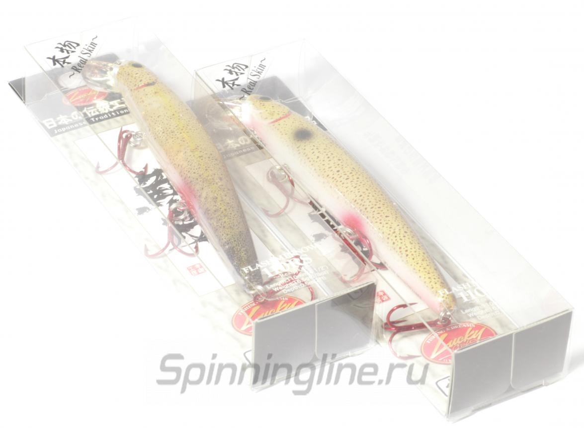 Воблер Lucky Craft Flash Minnow 110SP Brook Trout 814 - Данное фото демонстрирует вид упаковки, а не товара. Товар на фото может отличаться по цвету, комплектации и т.д. Дизайн упаковки может быть изменен производителем 1