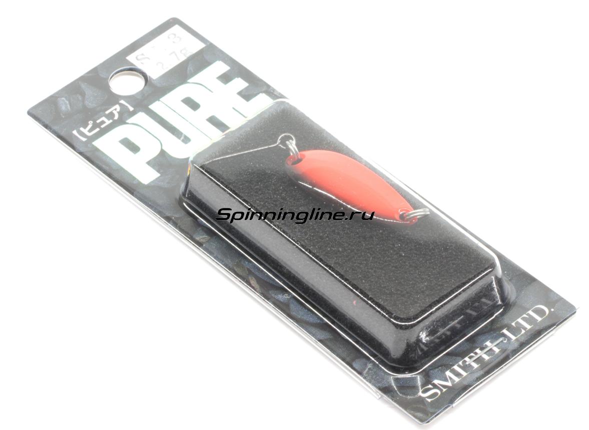 Блесна Smith Pure 1,5гр FOG - Данное фото демонстрирует вид упаковки, а не товара. Товар на фото может отличаться по цвету, комплектации и т.д. Дизайн упаковки может быть изменен производителем 1