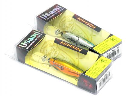 Usami - Воблер Nishin 75 F-MDR 008 - фотография упаковки