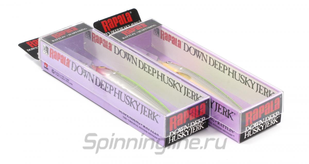 Воблер Rapala Down Deep Husky Jerk 10 S - Данное фото демонстрирует вид упаковки, а не товара. Товар на фото может отличаться по цвету, комплектации и т.д. Дизайн упаковки может быть изменен производителем 1