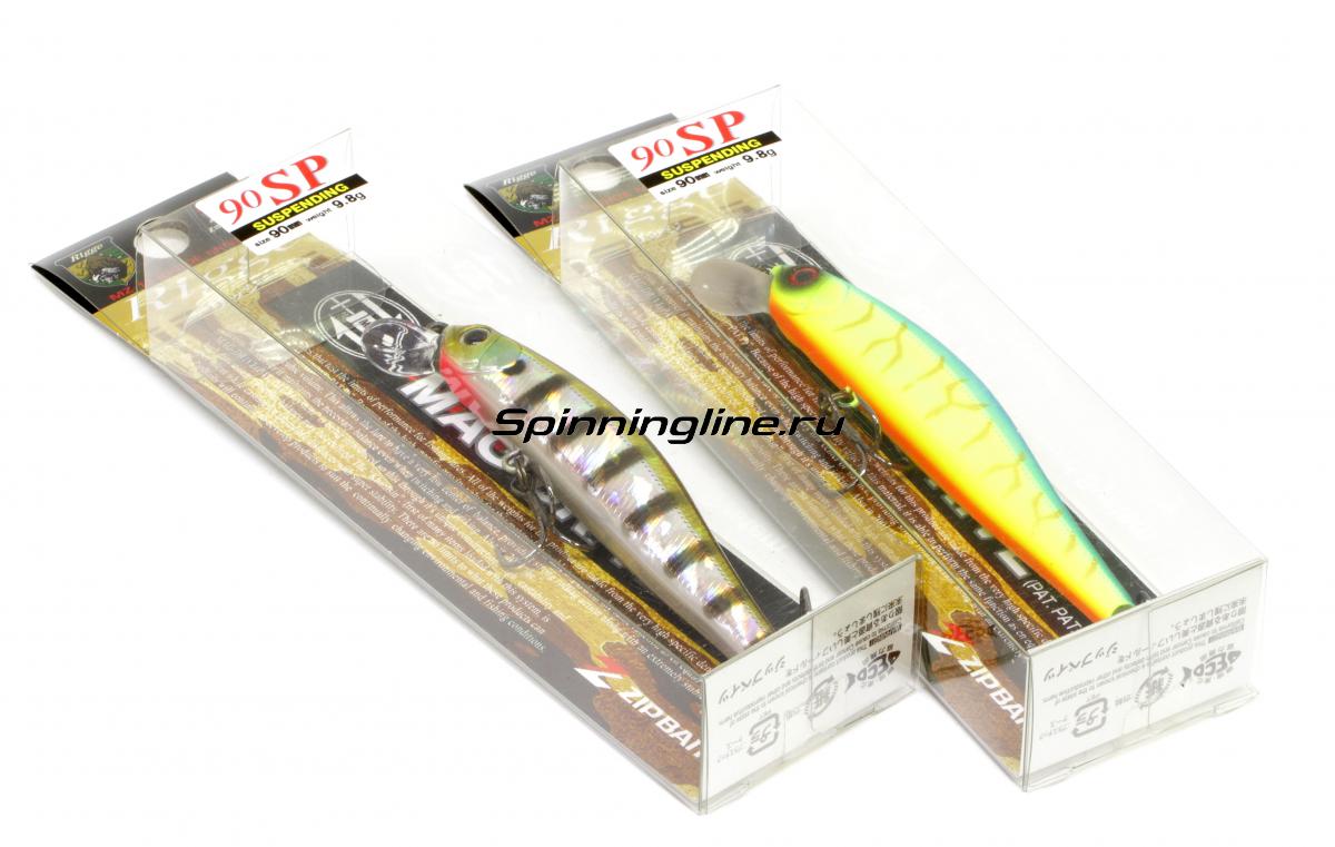 Воблер Zipbaits Rigge 90SP 510R - Данное фото демонстрирует вид упаковки, а не товара. Товар на фото может отличаться по цвету, комплектации и т.д. Дизайн упаковки может быть изменен производителем 1