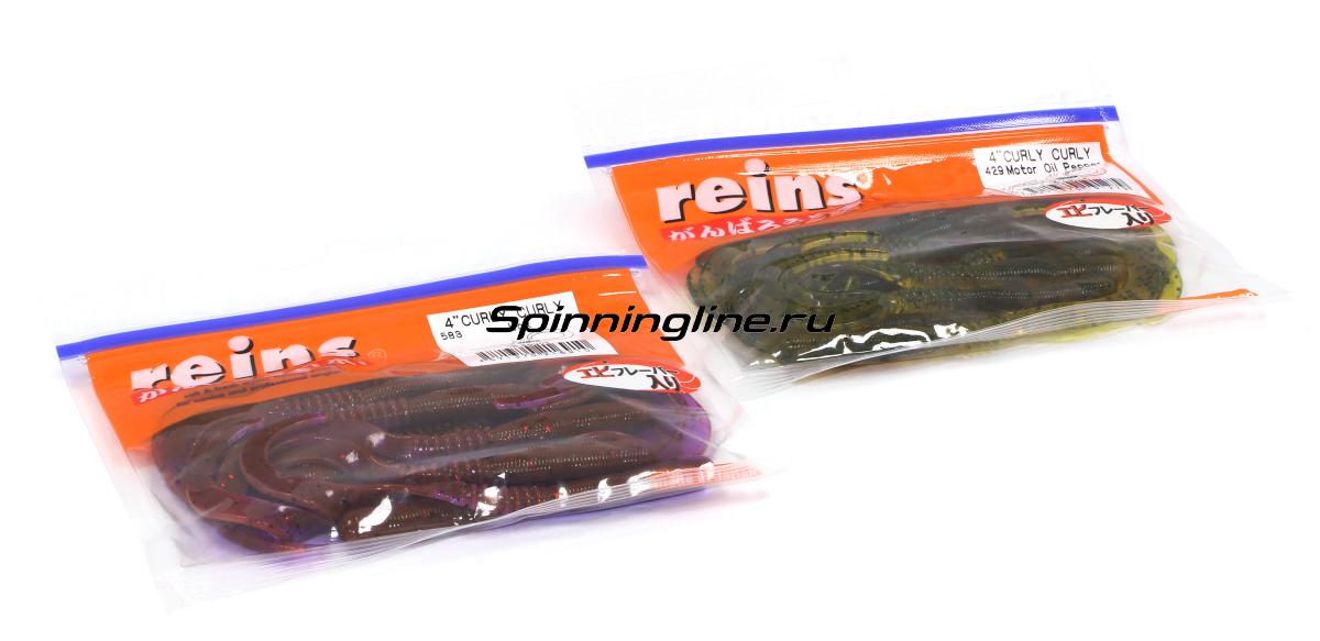 Приманка Reins Curly Curly 4" 013 Bait Fish SP - Данное фото демонстрирует вид упаковки, а не товара. Товар на фото может отличаться по цвету, комплектации и т.д. Дизайн упаковки может быть изменен производителем 1