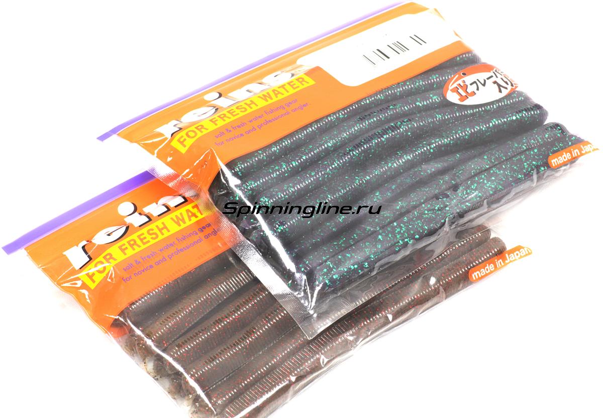 Приманка Reins Doctor Fish 4" A01 Purple Weenie - Данное фото демонстрирует вид упаковки, а не товара. Товар на фото может отличаться по цвету, комплектации и т.д. Дизайн упаковки может быть изменен производителем 1