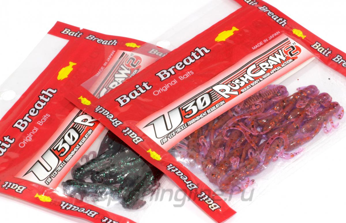 Приманка Rush Craw U 30 4" watermelon/black green 144 - фотография упаковки (дизайн упаковки может быть изменен производителем) 1