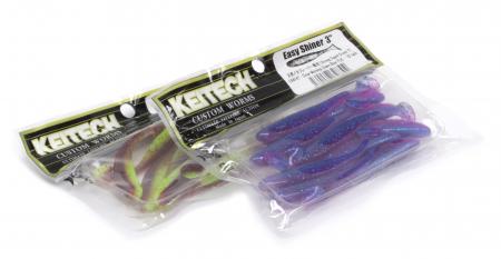 Keitech - Приманка Easy Shiner 3" Hot Fire Tiger - фотография упаковки