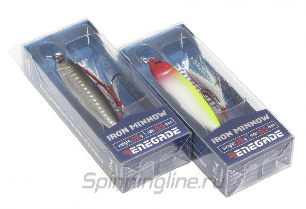 Блесна Renegade Iron Minnow 18гр FA168 - Данное фото демонстрирует вид упаковки, а не товара. Товар на фото может отличаться по цвету, комплектации и т.д. Дизайн упаковки может быть изменен производителем 1