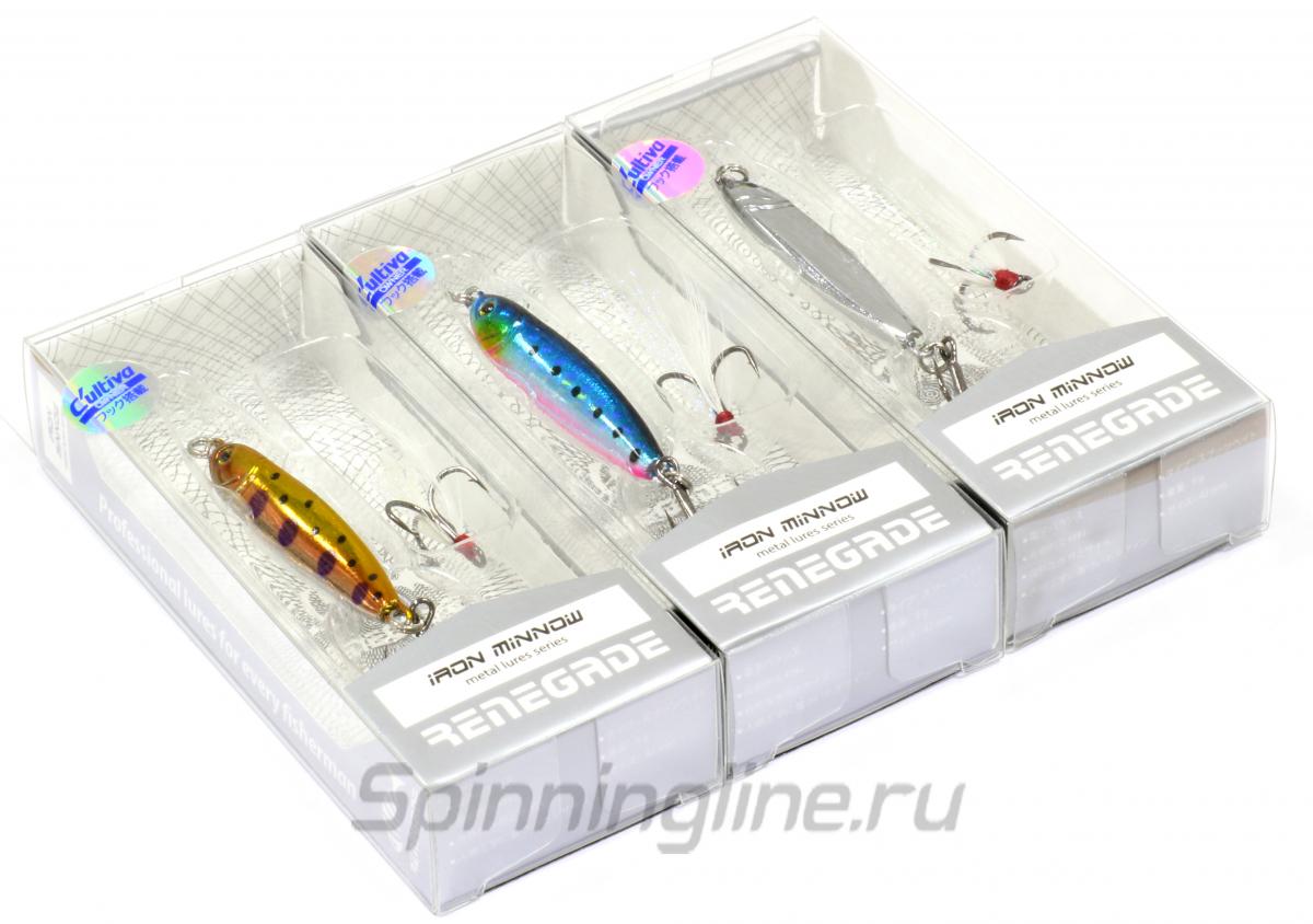Блесна Renegade Iron Minnow 18гр FA168 - Данное фото демонстрирует вид упаковки, а не товара. Товар на фото может отличаться по цвету, комплектации и т.д. Дизайн упаковки может быть изменен производителем 2