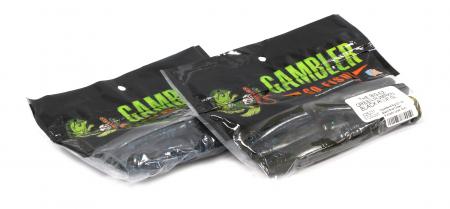 Gambler - Приманка Little EZ 95 green pumpkin red gold - фотография упаковки