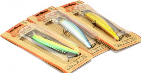 Lucky John - Воблер Eco Slim Minnow 120F E101 - фотография упаковки