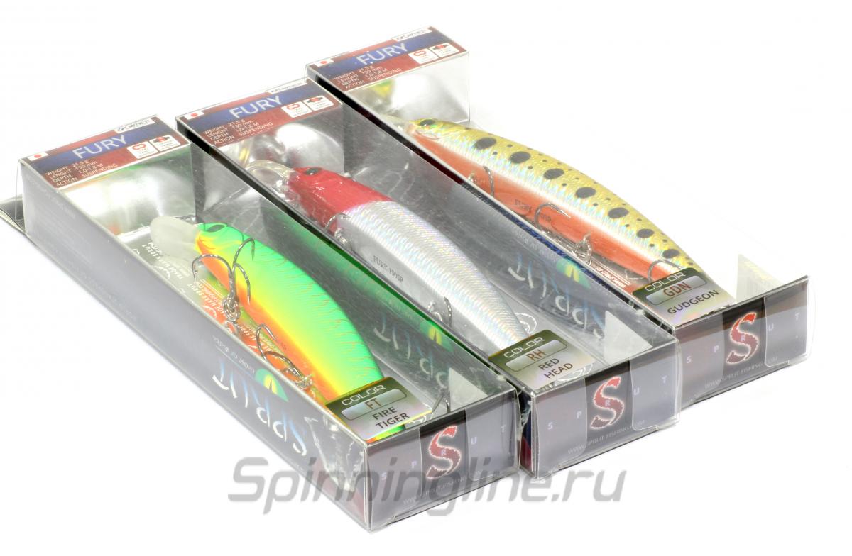 Воблер Sprut Fury 130SP OSC - Данное фото демонстрирует вид упаковки, а не товара. Товар на фото может отличаться по цвету, комплектации и т.д. Дизайн упаковки может быть изменен производителем 1