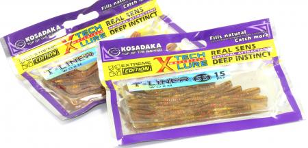 Kosadaka - Приманка T-Liner Worm 55 CS - фотография упаковки