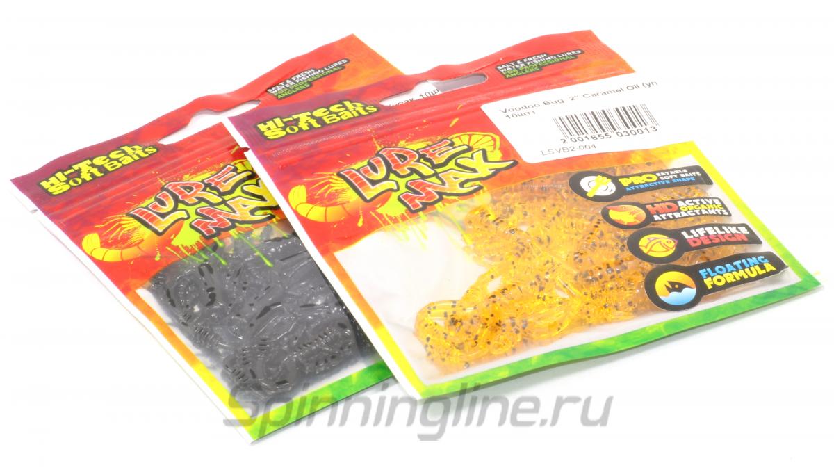Приманка LureMax Voodoo Bug 2" Motor Oil - Данное фото демонстрирует вид упаковки, а не товара. Товар на фото может отличаться по цвету, комплектации и т.д. Дизайн упаковки может быть изменен производителем 1