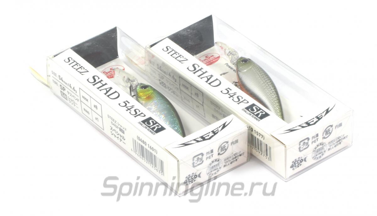 Воблер Daiwa Steez Shad 54SP-SR Blue Back Sexy - Данное фото демонстрирует вид упаковки, а не товара. Товар на фото может отличаться по цвету, комплектации и т.д. Дизайн упаковки может быть изменен производителем 1