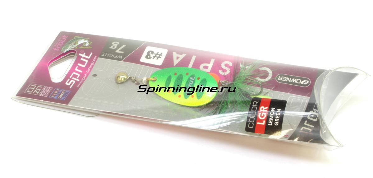 Блесна Sprut Caspia 3 7гр OG - Данное фото демонстрирует вид упаковки, а не товара. Товар на фото может отличаться по цвету, комплектации и т.д. Дизайн упаковки может быть изменен производителем 2