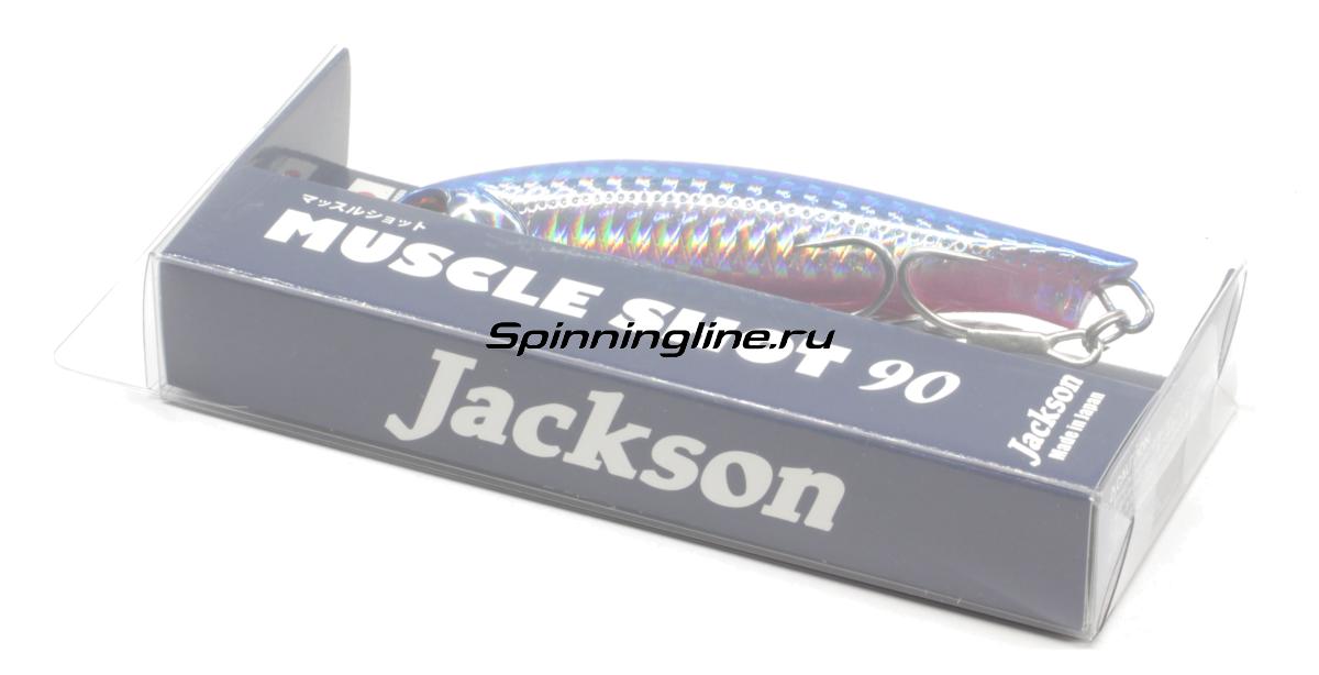Воблер Jackson Muscle Shot 90 KRD - Данное фото демонстрирует вид упаковки, а не товара. Товар на фото может отличаться по цвету, комплектации и т.д. Дизайн упаковки может быть изменен производителем 1