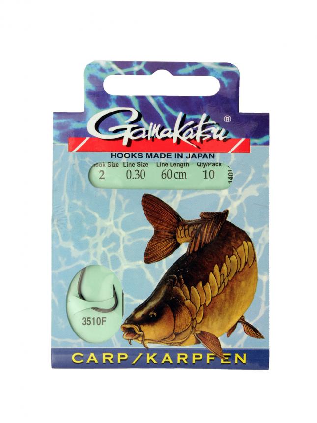 Готовый поводок Gamakatsu BKS-3510F Carp №2 60см d0,30, арт. 140142-00200 – купить по цене 264 рубля в Москве и по всей России в рыболовном интернет-магазине Spinningline